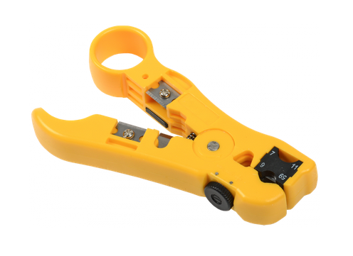 Инструмент зачистки и обрезки кабеля коаксиального RG6/7/11/59 ITK