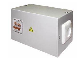 Ящик с понижающим трансформатором TDM ЯТП-0,25 220/12В- 2 автомата