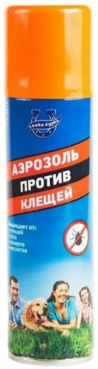 Аэрозоль для защиты от клещей, блох и других насекомых 150 мл 71-0212