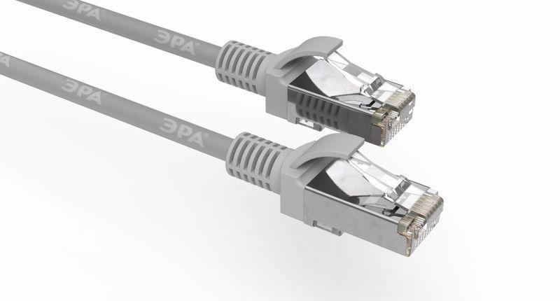 Патч корд F/UTP кат.5e CU PC-3F 3м сер. Эра Б0051347