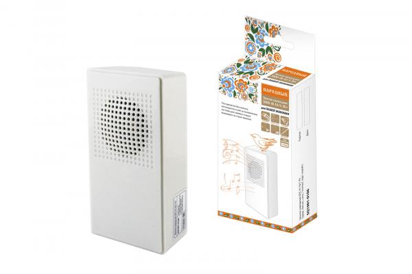 TDM Народная Звонок проводной в электрическую сеть ЗПС-Н-10/1-Пт ("Птичка", без кнопки, AC 230V) SQ1901-0106