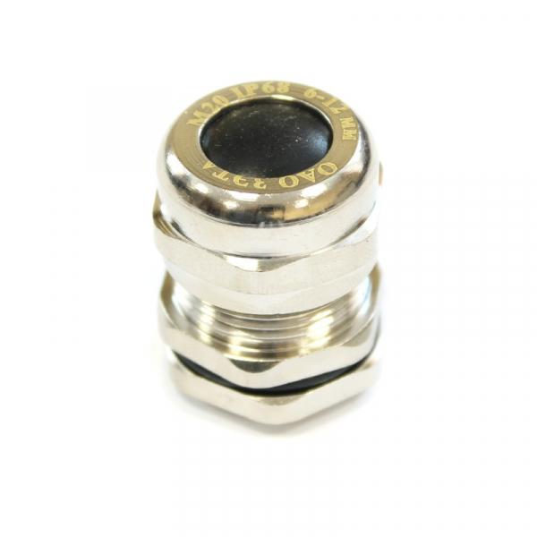 Ввод кабельный типа М20 латунный УТ1,5  d/кабеля 6-12мм IP68  (ЗЭТАРУС 30117)