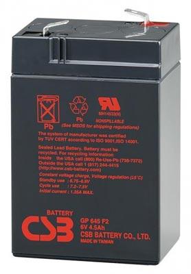 Аккумулятор CSB GP 645 /  6V 4,5 Ah