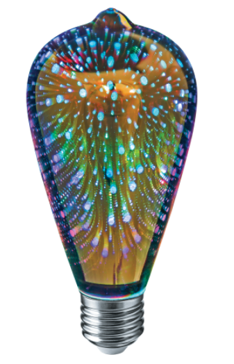 Светодиодная лампа  Navigator  ST64  2Вт  230В  RGB  E27