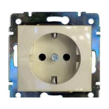 Legrand Valena  Слоновая Кость Розетка механизм 1-местная с заземляющими контактами   /774320 (кратно 10)
