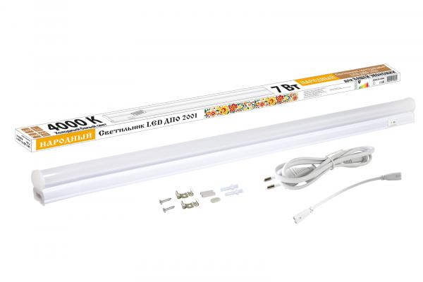 Светильник TDM LED ДПО 2001 7Вт, 4000К, IP40, Народный